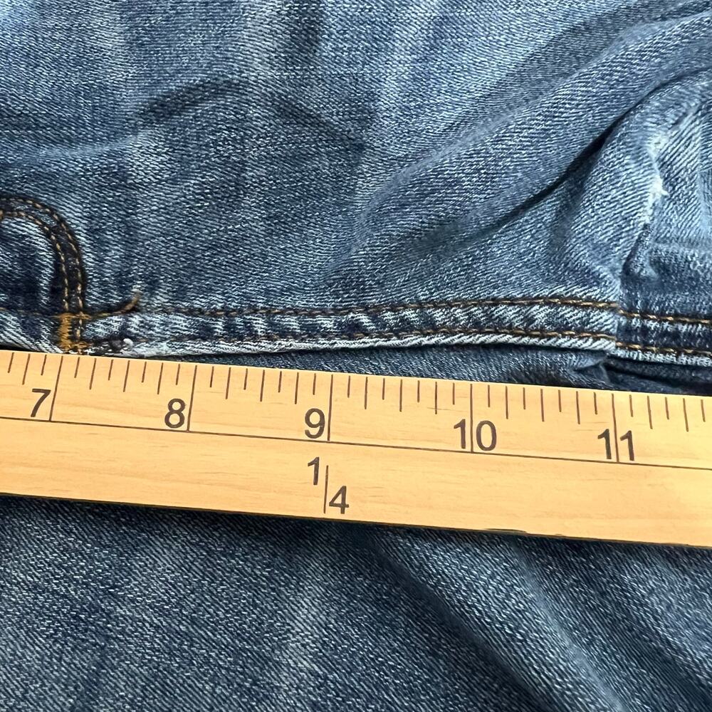 NYDJ Jeans Women's Size 16 Blue Dayla Wide Cuff Crop Medium Wash Stretch Capri - Picture 7 of 10